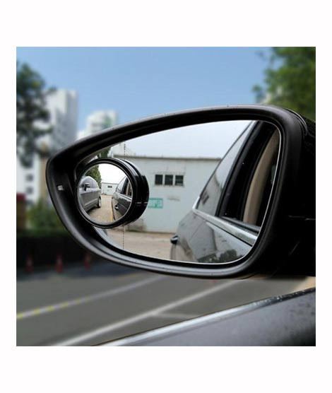 iShopping - Muzamil Store Car Small Round Convex Mirror 360° Rotate Angle - 2Pcs