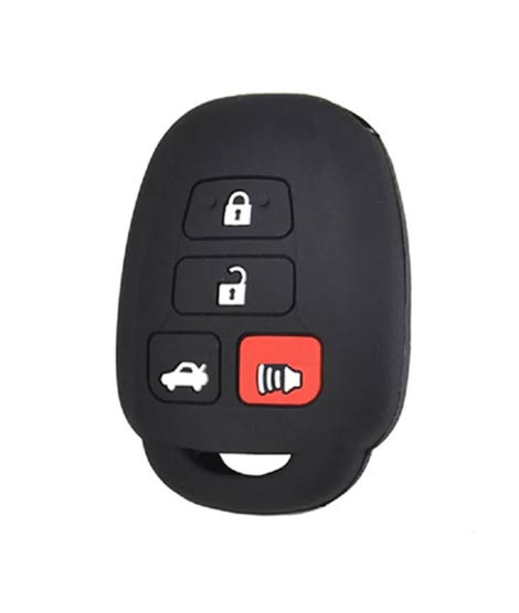 iShopping - Muzamil Store 4 Button Silicone Car Key Cover For Toyota Corolla