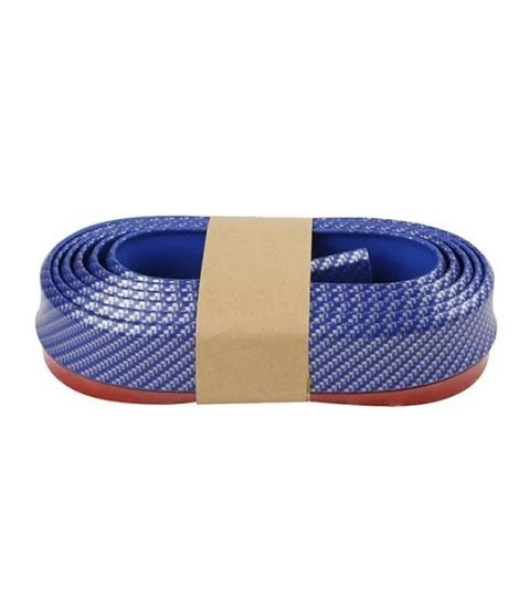 iShopping - Muzamil Store Carbon Fiber Front Bumper Lip - Blue