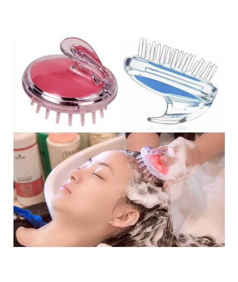 iShopping - Muzamil Store Silicone Head Body Massager Shampoo Hair Brush