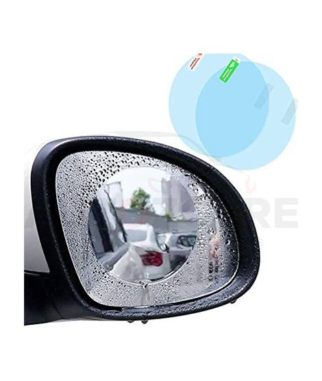 iShopping - Muzamil Store Car Rearview Round Mirror Protective - 2 Pcs