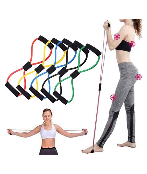 iShopping - Muzamil Store Yoga Fitness Rubber Elastic Band - 1 Pcs