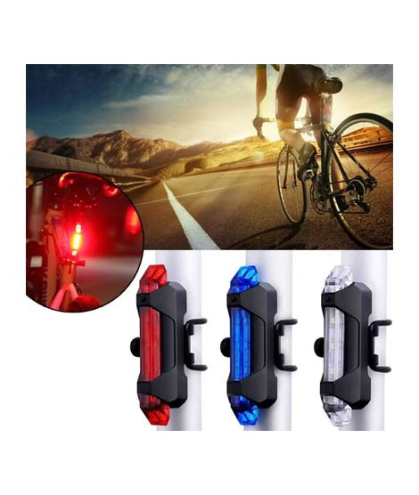 iShopping - Muzamil Store Bicycle USB Charging Tail Light 6-Mode