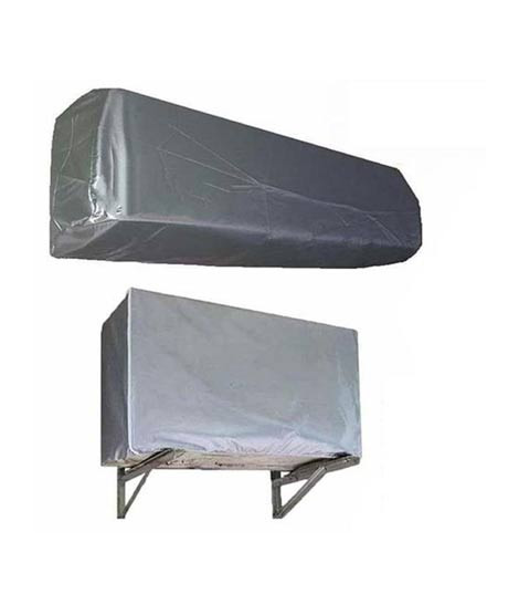 iShopping - Muzamil Store 1.5 AC Indoor And Outdoor Dust Proof Cover - Silver