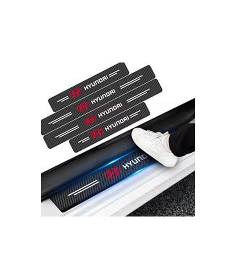iShopping - Muzamil Store Car Door Fiber Protection Stickers For Hyundai - 4Pcs