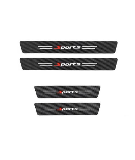 iShopping - Muzamil Store Car Door Fiber Protection Sticker For Sports - 4Pcs