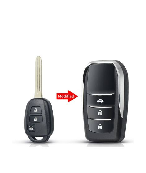 iShopping - Muzamil Store 3 button Car Key Shell Case For Toyota Prius