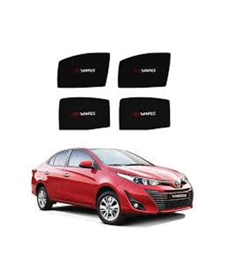 iShopping - Muzamil Store Sun Windows Shades With Logo Toyota Yaris (2020-2023)