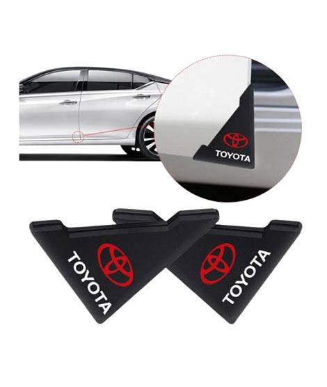 iShopping - Muzamil Store Protector Car Door Corner Rubber For Toyota 4Pcs