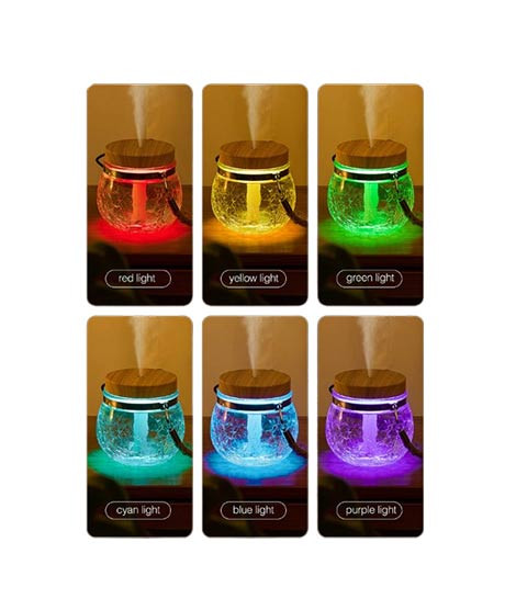 iShopping - Muzamil Store Ice Glass Aroma Air Humidifier