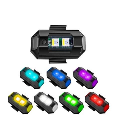 iShopping - Muzamil Store Led Aircraft Strobe Lights With USB Charging 7 Colors