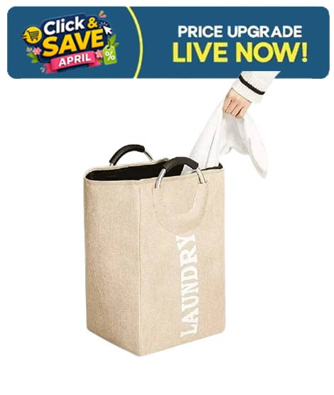 iShopping - Muzamil Store Portable Laundry Basket With Road Handle