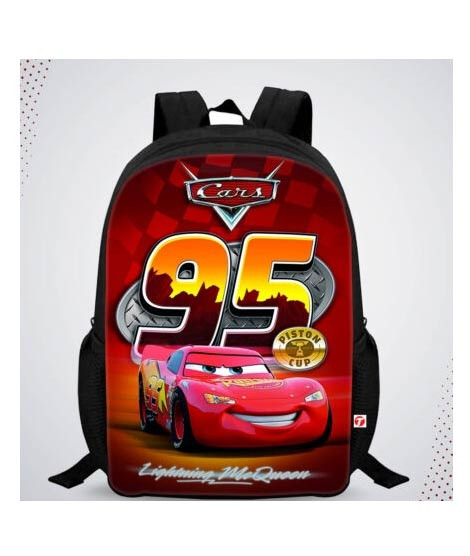 iShopping - Traverse Cars 95 Digital Printed Kids Bag - Black (T295S)