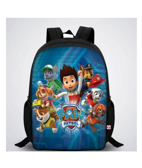 iShopping - Traverse Paw Patrol Digital Printed Kids Bag - Black (T871S)