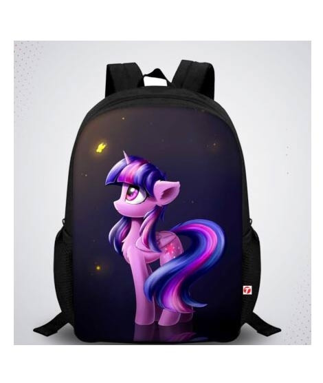 iShopping - Traverse Unicorn Digital Printed Kids Bag - Black (T852S)
