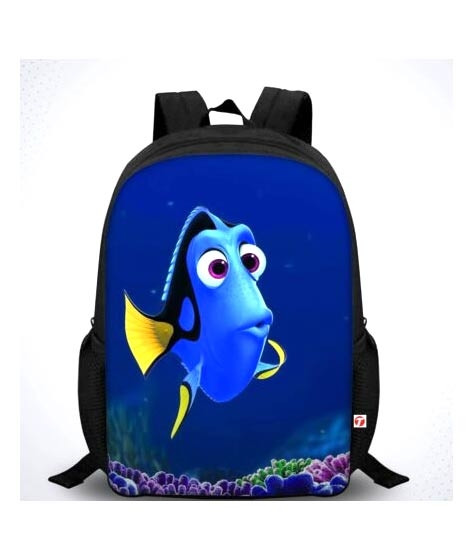 iShopping - Traverse Dory Digital Printed Kids School Bag - Black (T99S)