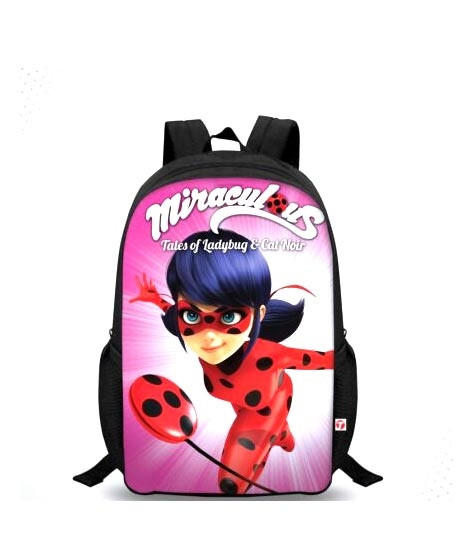 iShopping - Traverse Miraculous Ladybug Printed Kids School Backpack (T474KG)