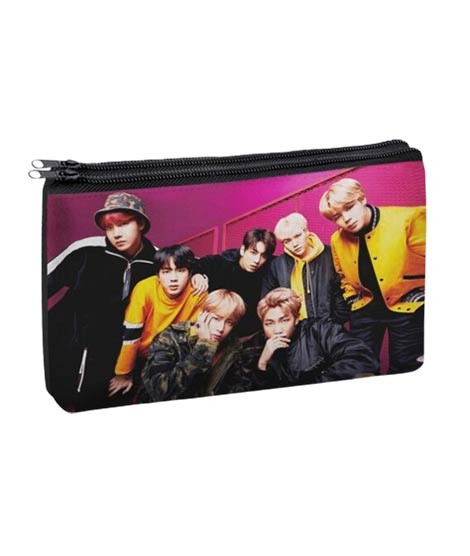 iShopping - Traverse BTS Army Digitally Printed 2 Zipper Pencil Pouch (1054)
