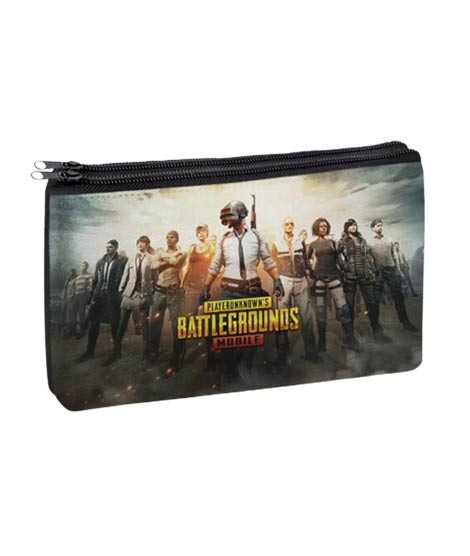 iShopping - Traverse PUBG Digitally Printed 2 Zipper Pencil Pouch (1056)