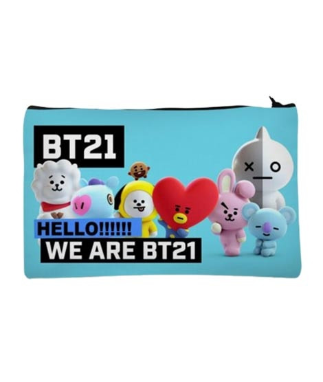 iShopping - Traverse BT-21 Digitally Printed Pencil Pouch (T651)