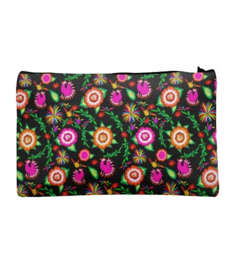 iShopping - Traverse Floral Design Digitally Printed Pencil Pouch For Girls (T904)