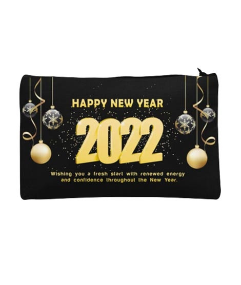 iShopping - Traverse Happy New Year 2022 Digitally Printed Pencil Pouch (T782)