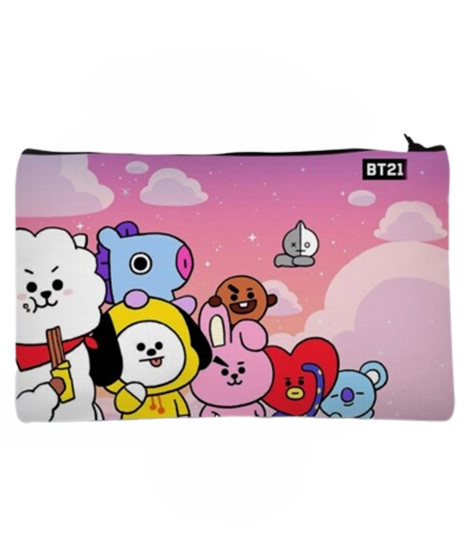 iShopping - Traverse BT-21 Digitally Printed Pencil Pouch (T652)