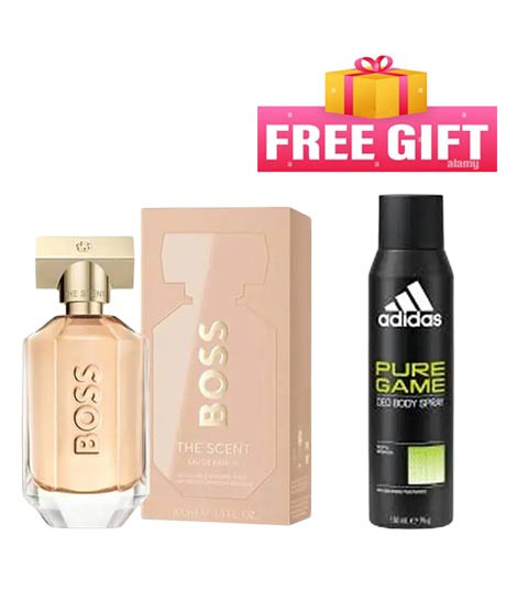 iShopping - Hugo Boss The Scent Eau de Parfum For Women - 100ml With Free Adidas Body Spray - 150ml