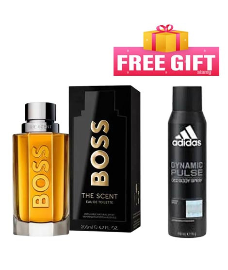 iShopping - Hugo Boss The Scent Eau de Toilette For Men - 100ml With Free Adidas Body Spray - 150ml