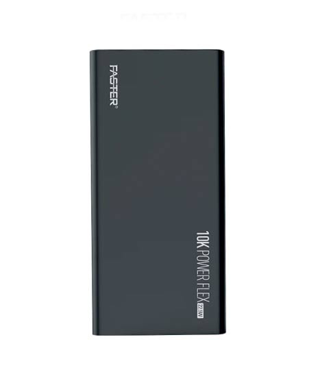 iShopping - Faster J11 Pro 10000 mAh Power Bank Black