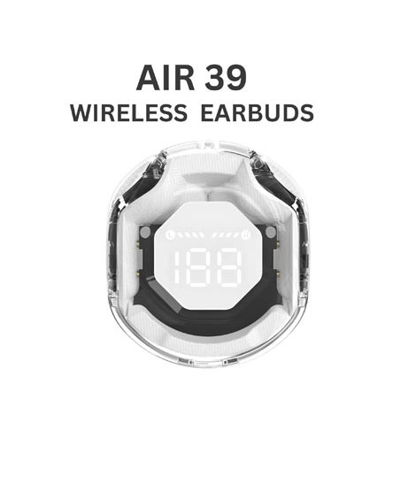 iShopping - Barai Store Air 39 Earbuds Transparent Design Wireless Earphones