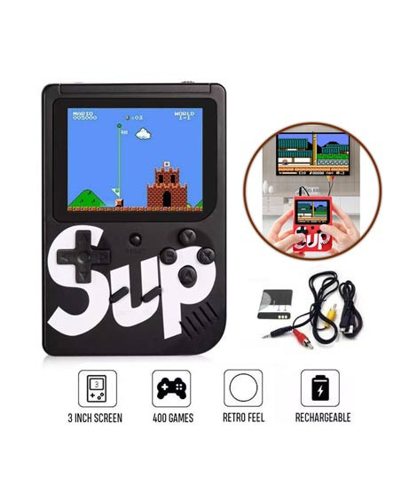 iShopping - Alsimba Retro Video Game 400 In 1 Black (AS-0104)