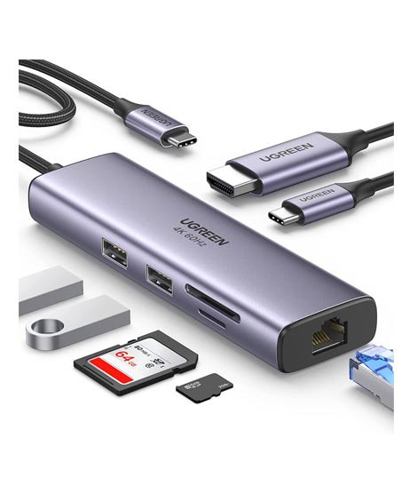 iShopping - Ugreen 7-in-1 USB C Hub With Ethernet (60515)