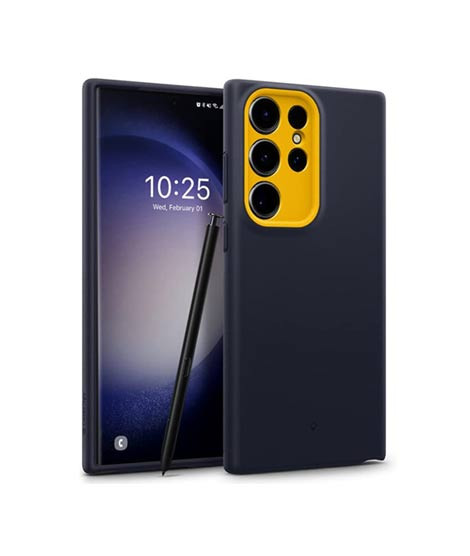 iShopping - Caseology NanoPop Dual tone Silicone Case For Galaxy S23 Ultra Blueberry Navy (ACS05659)