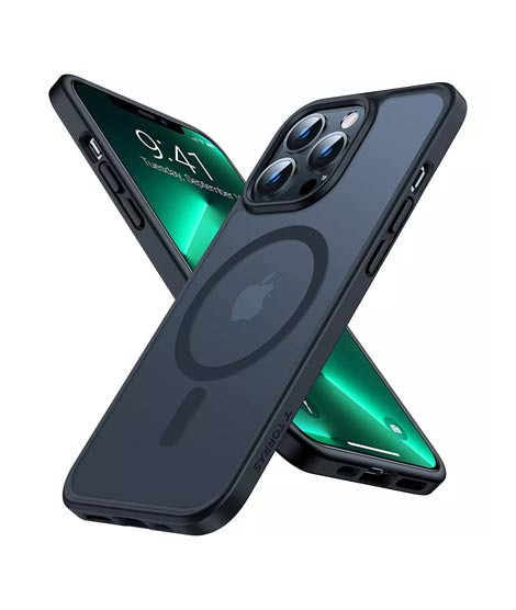 iShopping - Torras Guardian Translucent Matte Case For iPhone 13 Pro Max Mystic Black (AMT-6277)