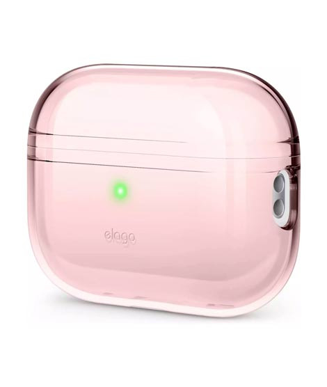 iShopping - Elago Clear Shockproof Case For Airpods Pro 2022 - Lovely Pink (AMT-6333)