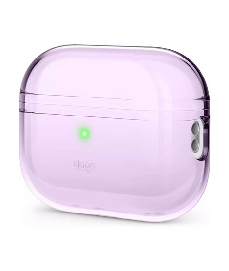 iShopping - Elago Clear Shockproof Case For Airpods Pro 2022 - Lavender (AMT-6334)