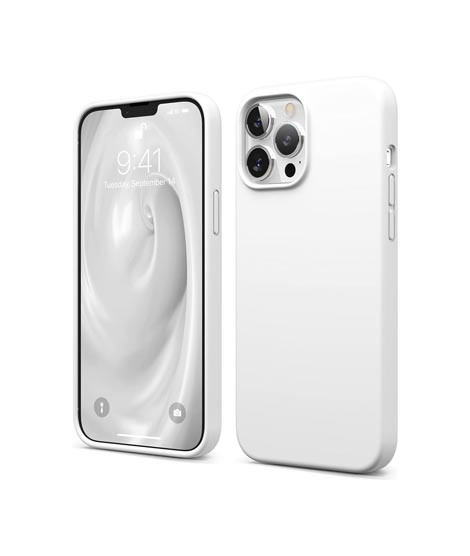 iShopping - Elago Liquid Silicon Shockproof Case For iPhone 13 Pro Max White (AMT-6367)