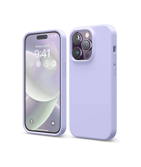 iShopping - Elago Liquid Silicon Shockproof Case For iPhone 14 Pro Max Purple (AMT-6750)