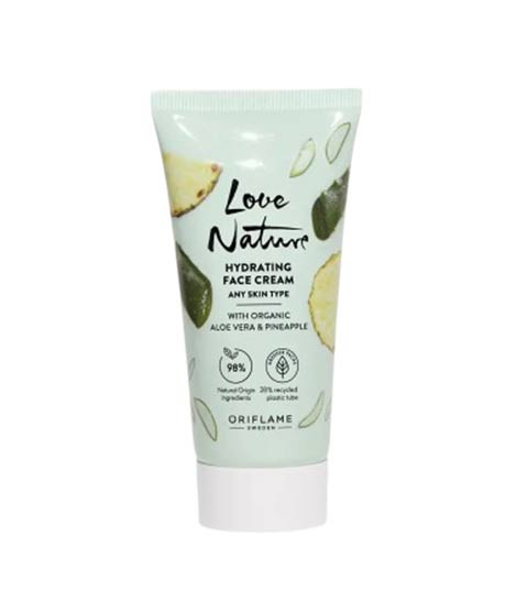 iShopping - Oriflame Love Nature Hydrating Face Cream with Organic Aloe Vera & Pineapple - 50ml (46071)
