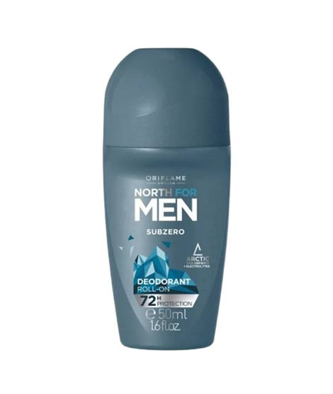 iShopping - Oriflame North For Men Subzero Roll On Deodorant - 50ml (46633)