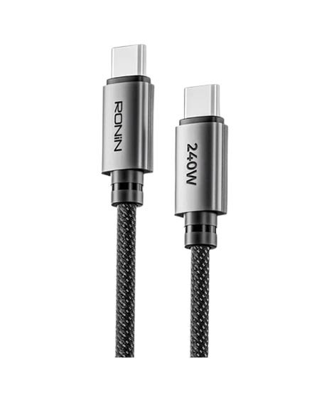 iShopping - Ronin Rush Type-C To Type-C Cable Black (R-2050)