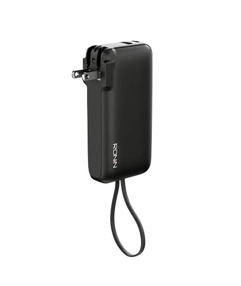 iShopping - Ronin Arctic 10,000mAh Power Bank Black (R-4050)