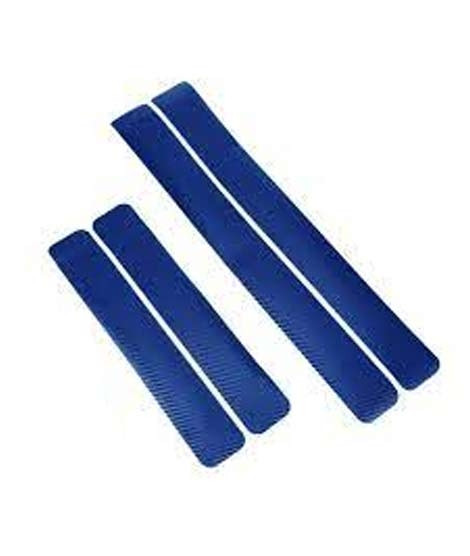 iShopping - M.Mart Carbon Fiber Anti Scratch Car Door Stickers - Blue Pack Of 4