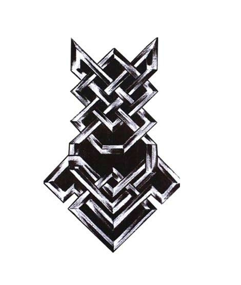 iShopping - M.Mart Black Celtic Totem Temporary Tattoo Sticker