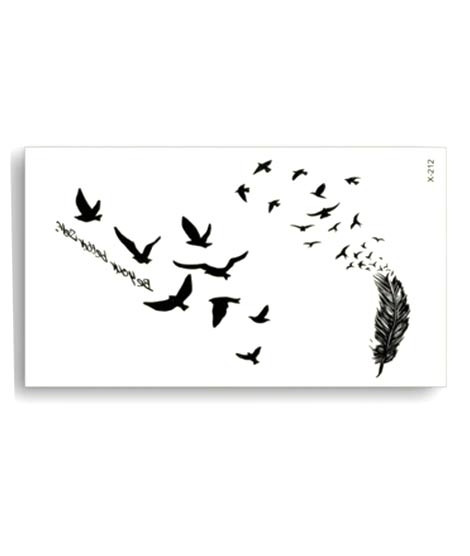 iShopping - M.Mart Flying Birds Temporary Tattoo Sticker