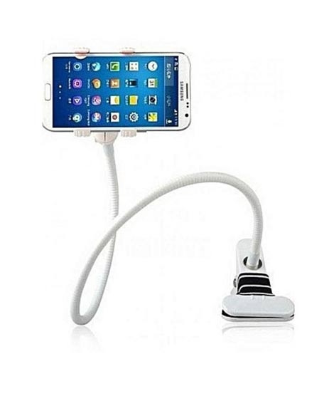 iShopping - M.Mart Universal Snake Stand Mobile Holder - White