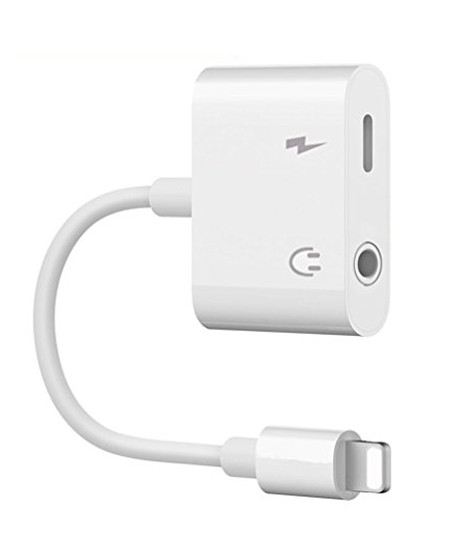 iShopping - Argoss Store 2In1 Lightning Connector White For iPhone