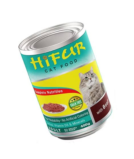 iShopping - Hifur Beef Canned Adult Cat Food 400g