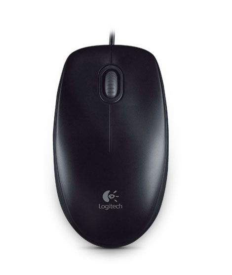 iShopping - Logitech B100 Optical USB Mouse Black (910-001439)